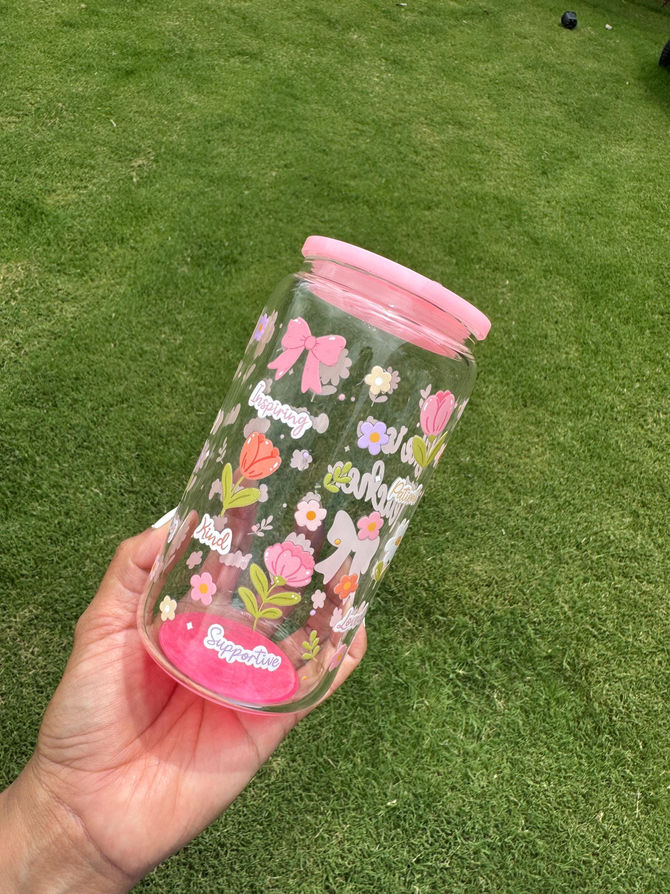 Teacher glass cup