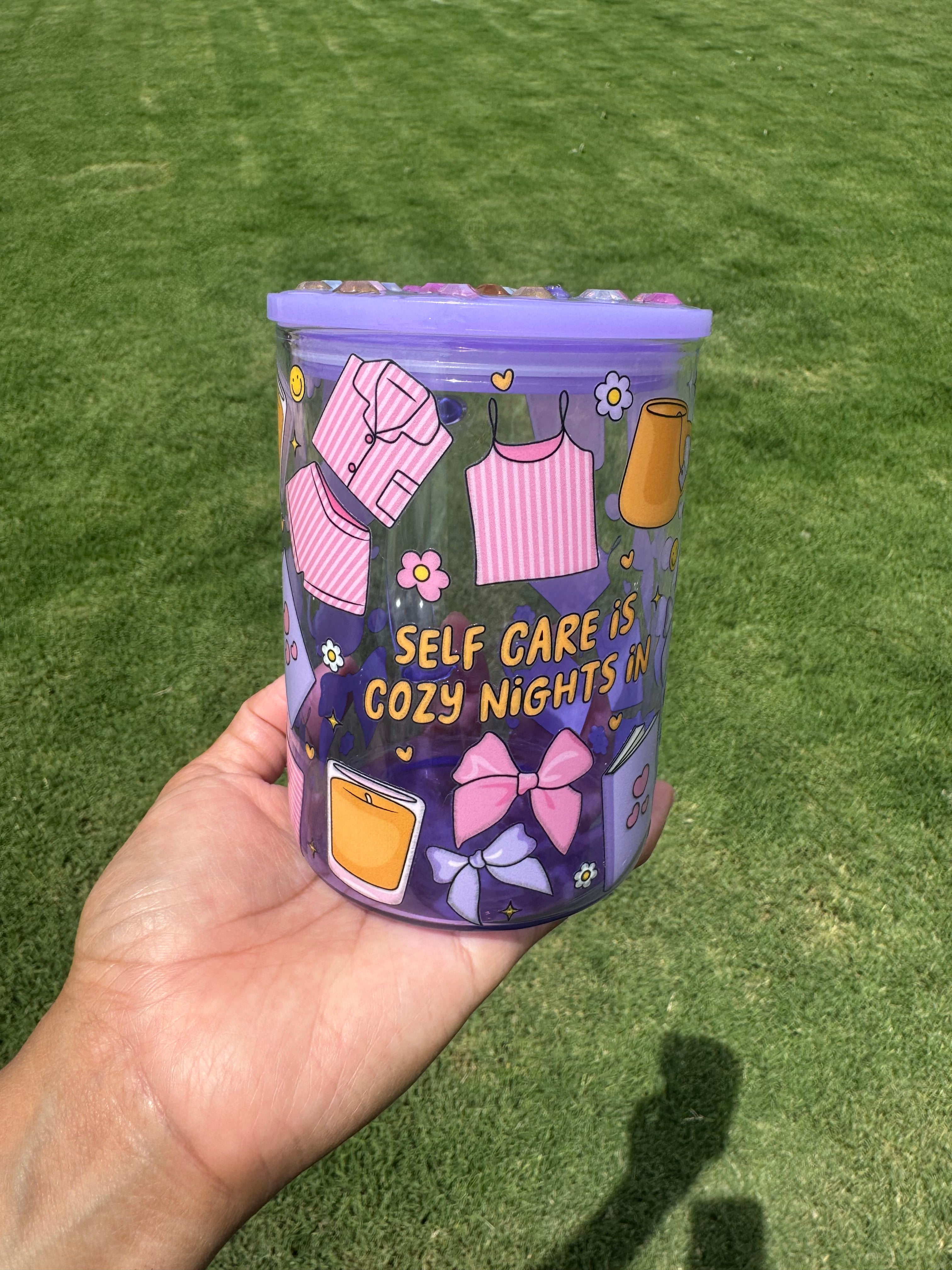 Self care is cozy nights mug