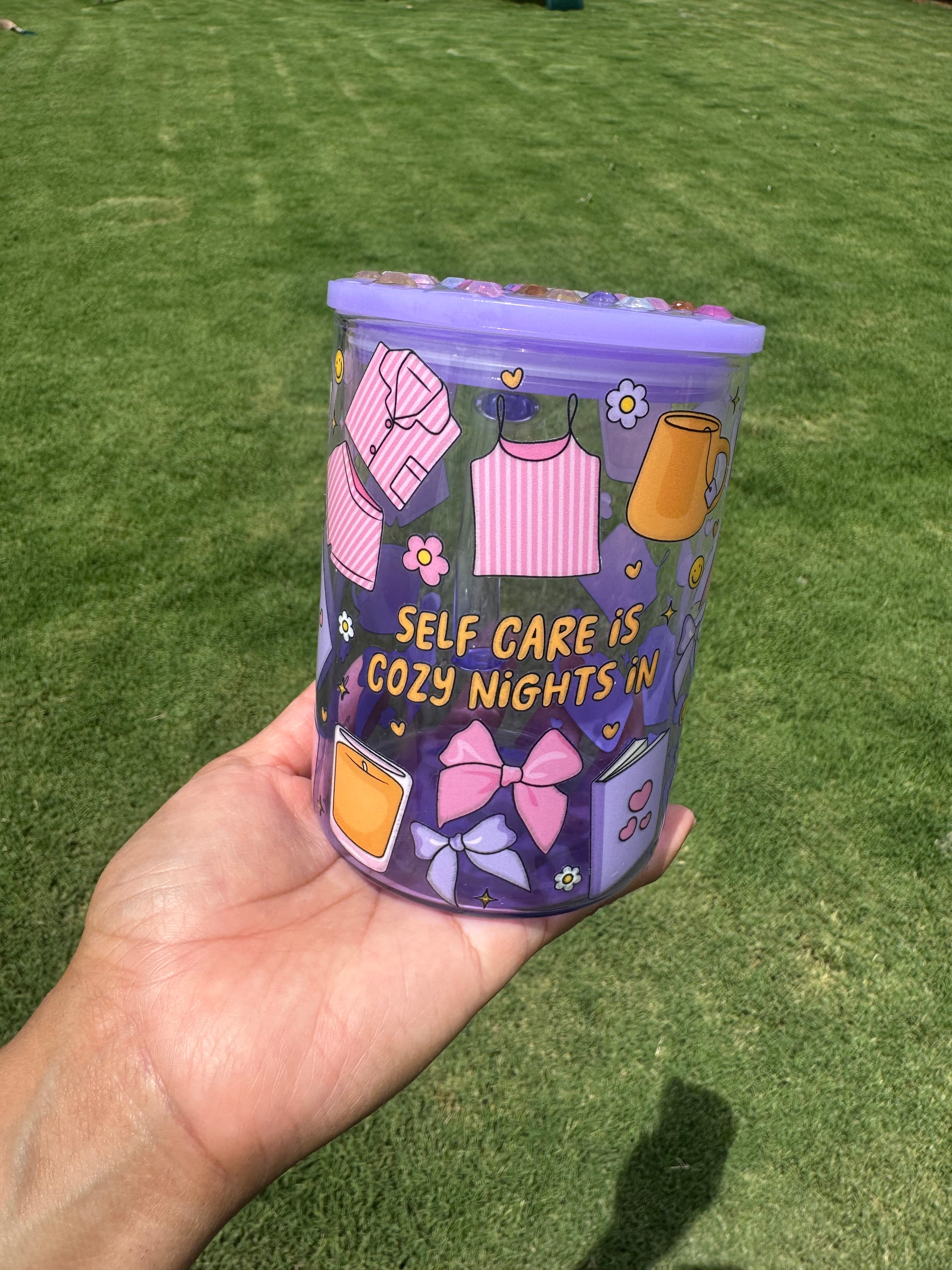 Self care is cozy nights mug