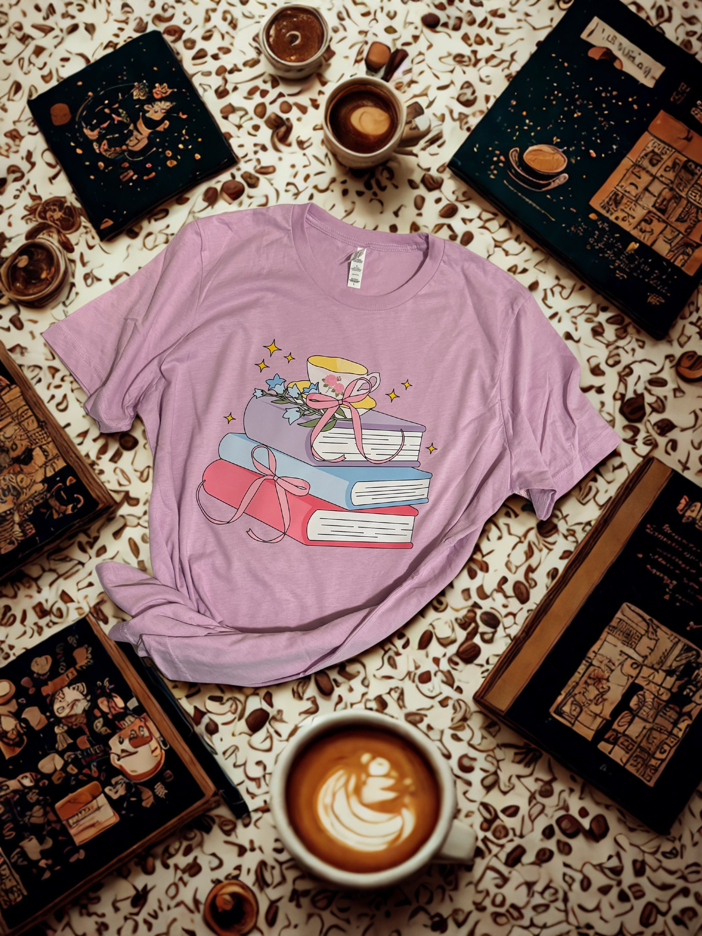 Large books tshirt