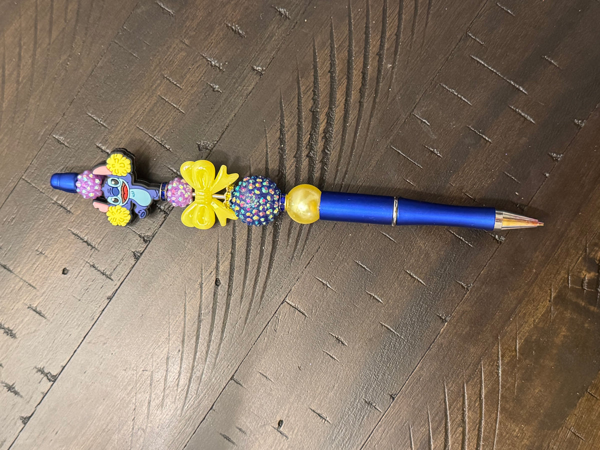 Fancy bead expanded long pens