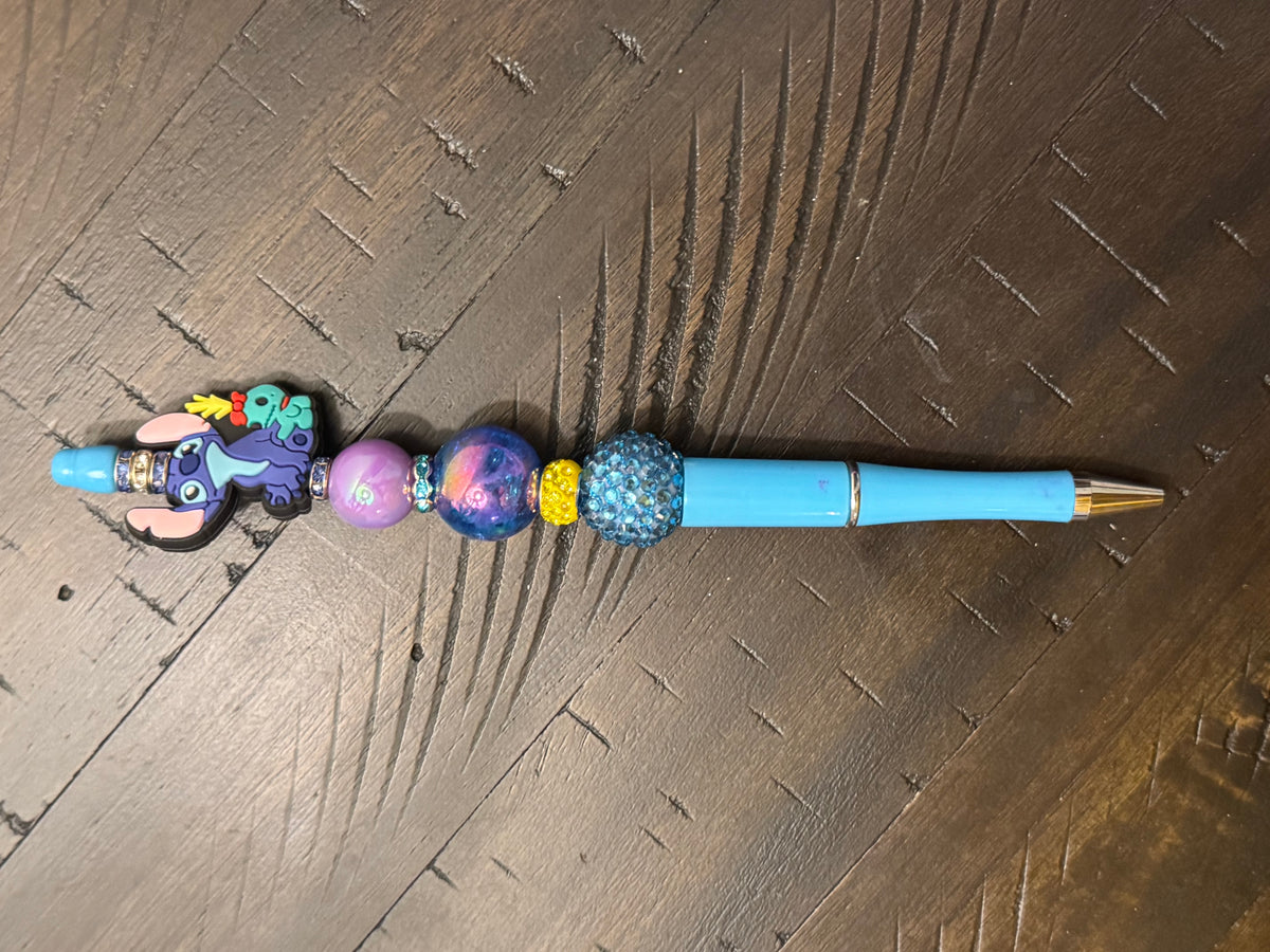 Fancy bead expanded long pens