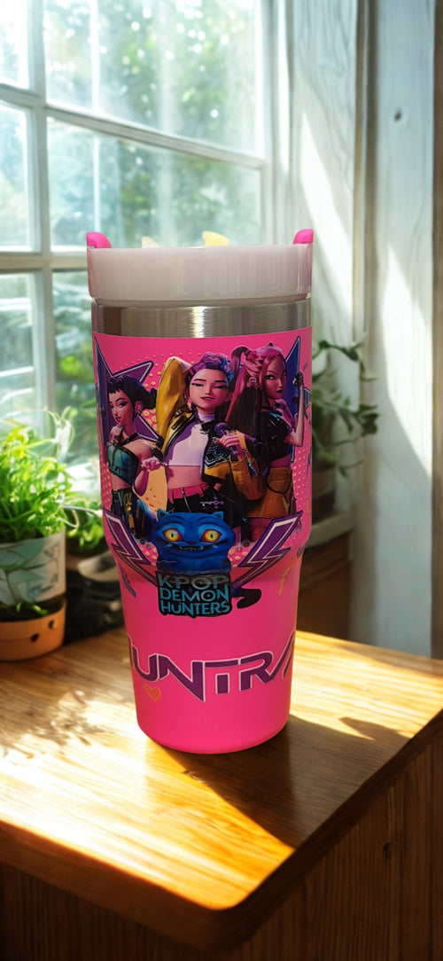 Demon hunters Huntrix K-pop  kids thumbler