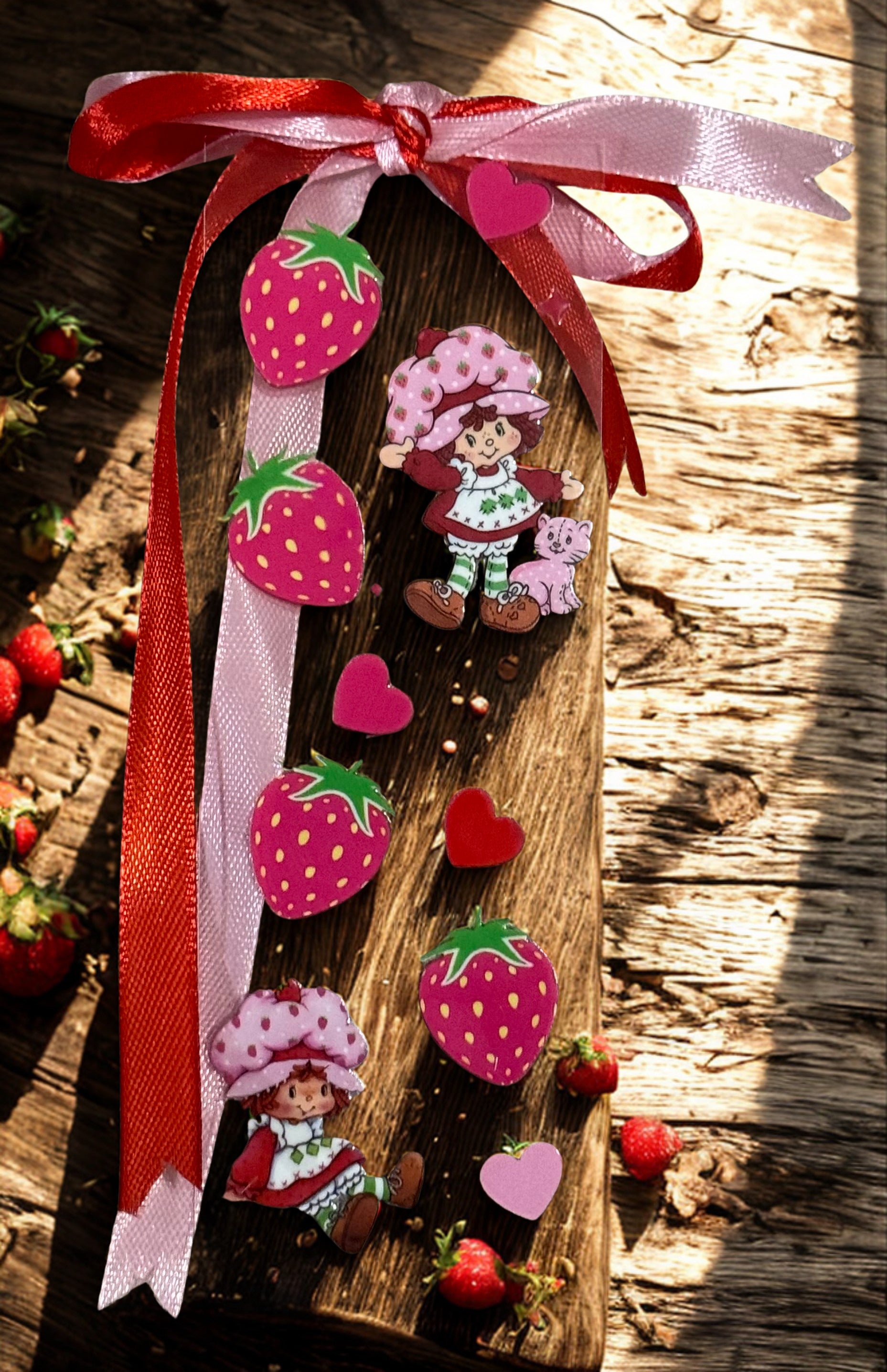 Acrylic and stainless steel bookmarks