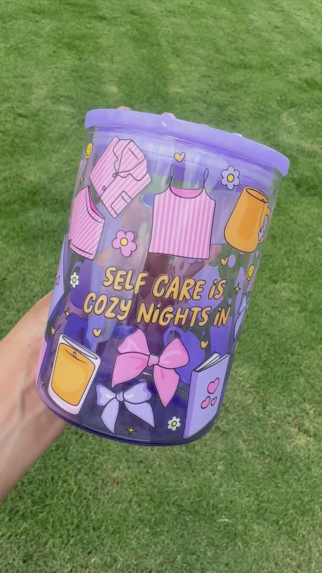 Self care is cozy nights mug